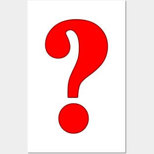 Question Mark Posters and Art